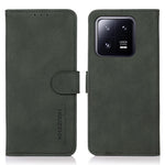 KHAZNEH For Xiaomi 13 Pro 5G Anti-scratch Textured PU Leather Wallet Phone Case Foldable Stand Smartphone Cover