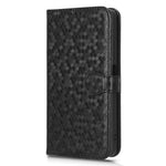 For Xiaomi Redmi Note 12 5G (Global) / (India) / (China) / Poco X5 5G Dot Pattern Imprinted PU Leather Flip Folio Phone Case Wallet Stand Drop-proof Cover with Strap