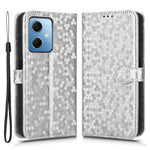 Xiaomi Redmi Note 12 5G (Global) / (Indien) / (Kina) / Poco X5 5G Prickmönster Präglat PU-läder Flip Folio mobilskal Plånboksfodral Stativ Fallsäkert Fodral med Rem