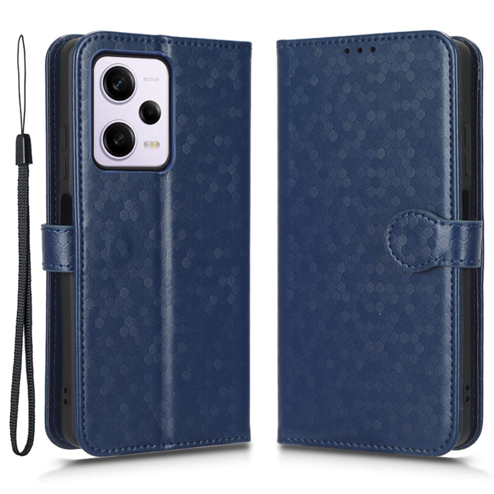 For Xiaomi Redmi Note 12 Pro 5G / 12 Pro Speed 5G / Poco X5 Pro 5G PU Leather Stand Wallet Cover with Strap