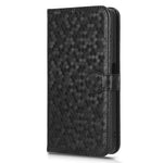 Flip Folio mobilskal För Xiaomi Redmi Note 12 Pro+ 5G, Prickmönster Präglat PU-läder Plånboksfodral Reptåligt Mobilskal Med Rem