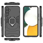 Smartphone Case For Samsung Galaxy A34 5G, TPU+PC Anti-Scratch Back Cover Ring Holder Kickstand