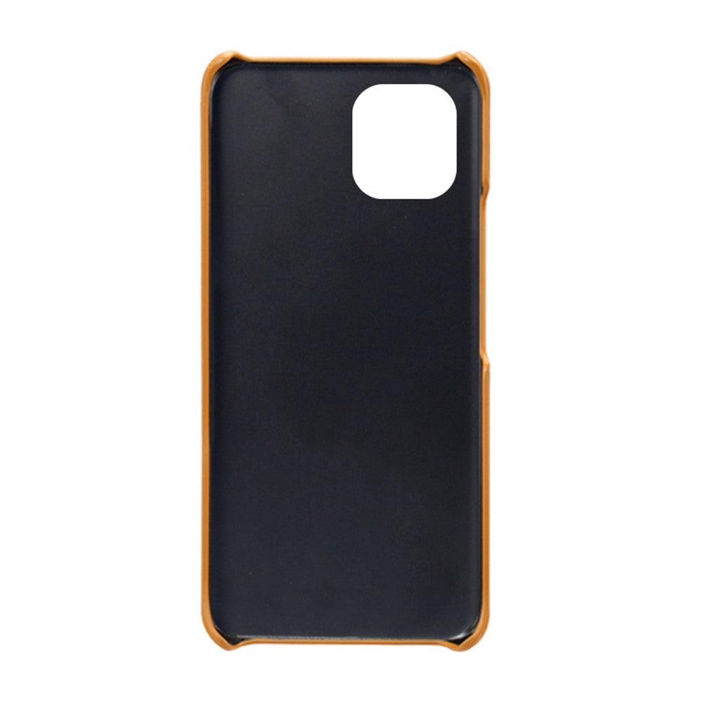 For Xiaomi 13 5G Dual Card Slots Drop-proof Mobile Phone Back Cover PU Leather Coated Hard PC Phone Case