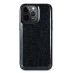 DG.MING M3-serien til iPhone 12 Pro Max 6,7 tommer, 2-i-1 stødsikkert bagcover i glitrende PU-læderbelagt PC+TPU med stativ, magnetisk, aftagelig, med lynlås og tegnebogsfunktion