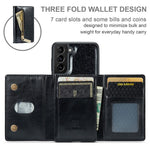 DG.MING M3-serien för Samsung Galaxy S22+ 5G glitterbling puderfärgad PU-läder magnetiskt avtagbart skal PC+TPU stativ dragkedja plånboksfodral