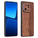 AZNS For Xiaomi 13 5G Imprinted Pattern Anti-Fading PU Leather Coated TPU Cover Anti-slip Cell Phone Case