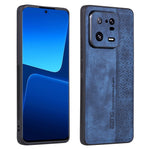 AZNS För Xiaomi 13 Pro 5G Stötsäkert PU-läder+TPU mobilskal Präglat Mönster Reptåligt Mobilskal