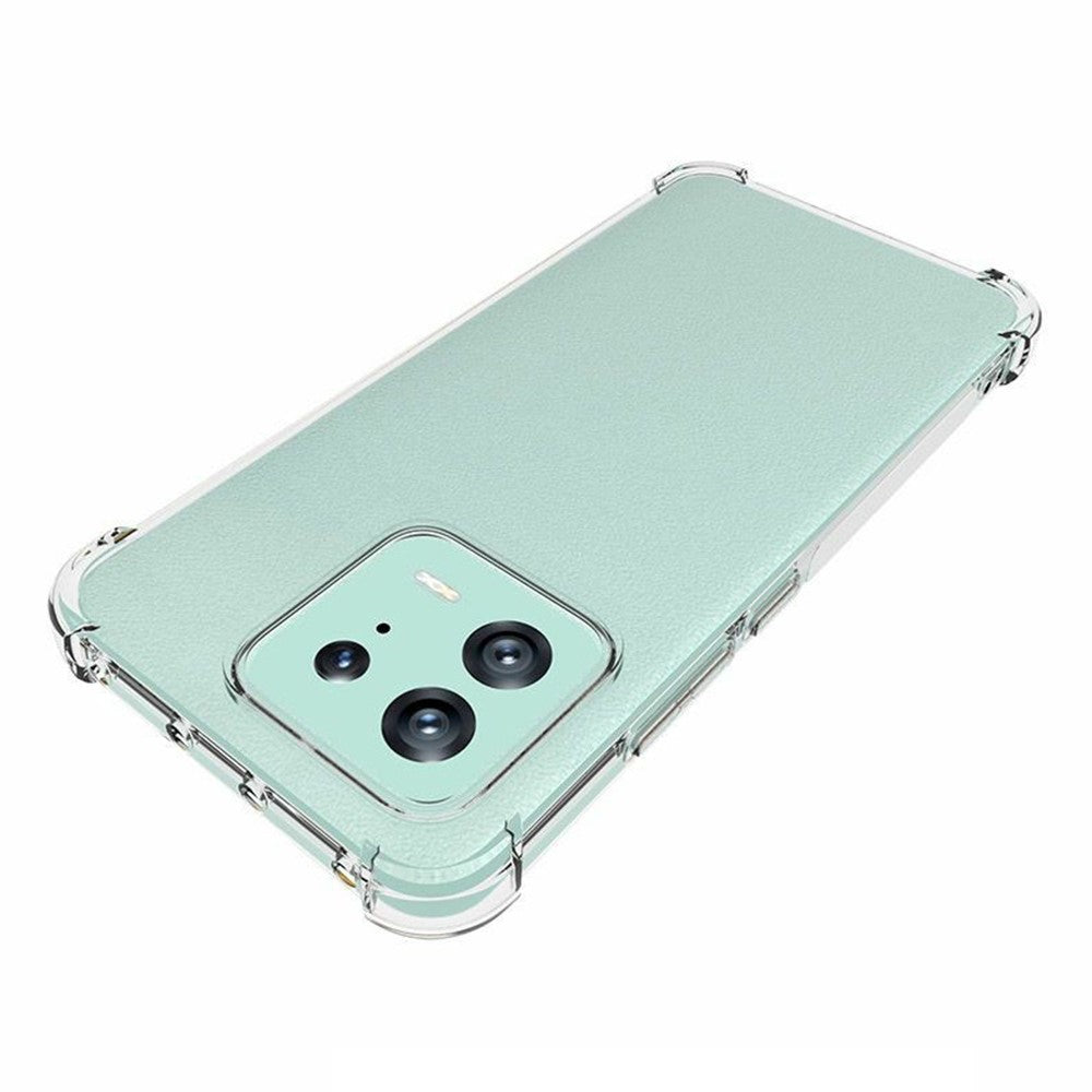 For Xiaomi 13 5G Soft TPU Phone Case Shockproof Clear Non-Slip Mobile Phone Back Cover Shell