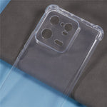 For Xiaomi 13 Pro 5G Shockproof Clear Flexible TPU Phone Case Non-Slip Mobile Phone Back Cover Shell