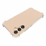 For Samsung Galaxy A34 5G Anti-Dust Thickened Corner Clear Soft TPU Phone Case Non-Slip Mobile Phone Back Cover Shell