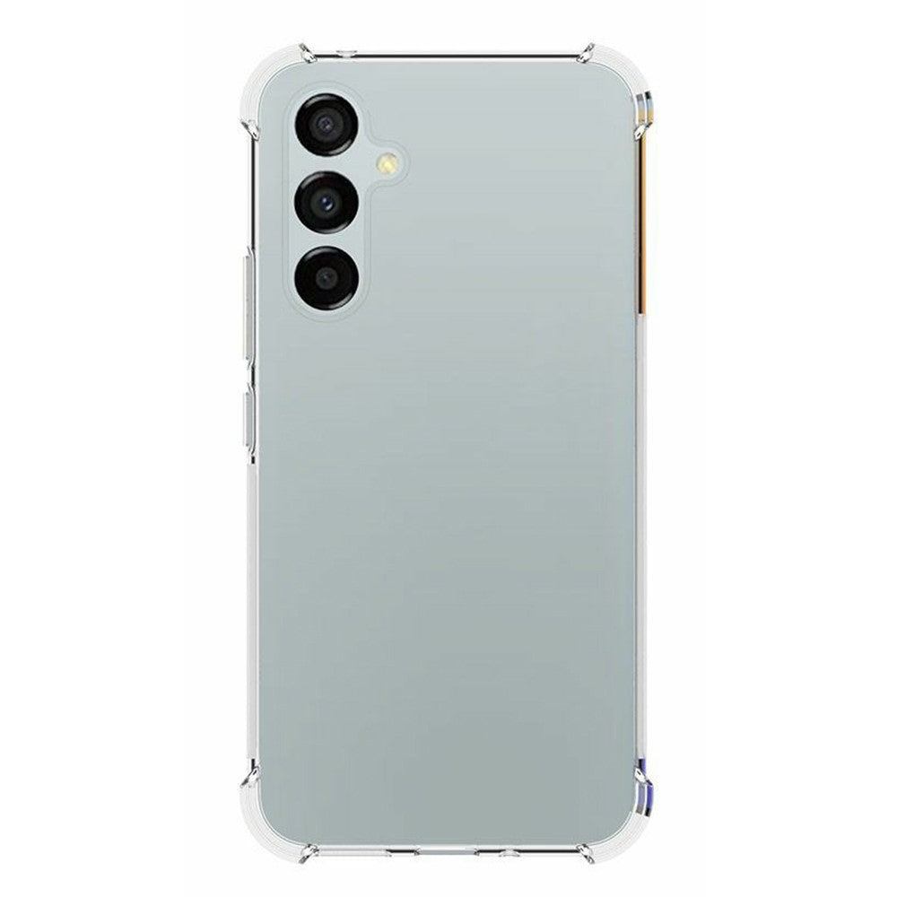 Til Samsung Galaxy A54 5G Skridsikkert Transparent Blødt TPU Telefoncover Stødsikkert Mobiltelefon Bagskal