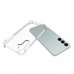 Til Samsung Galaxy A54 5G Skridsikkert Transparent Blødt TPU Telefoncover Stødsikkert Mobiltelefon Bagskal
