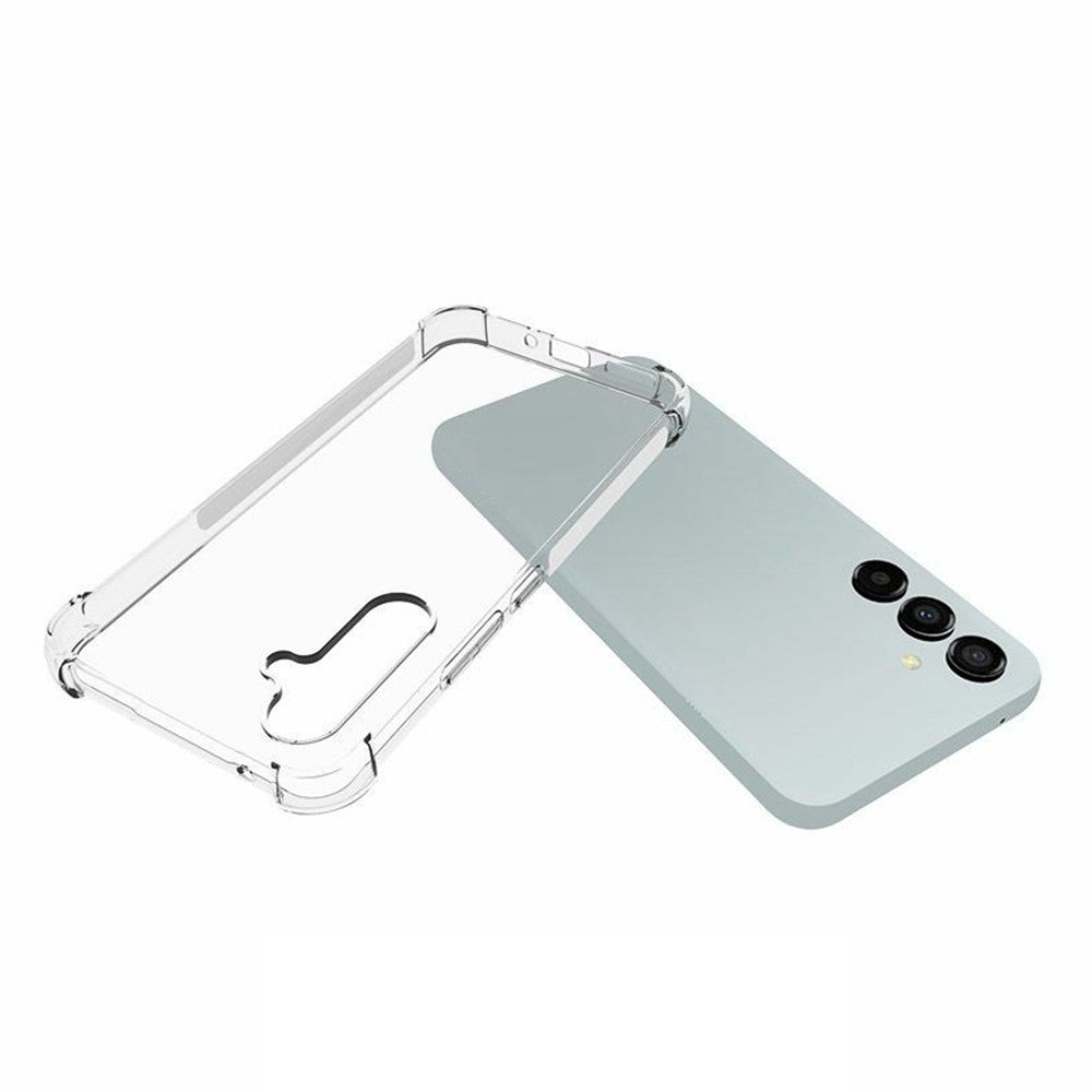 Til Samsung Galaxy A54 5G Skridsikkert Transparent Blødt TPU Telefoncover Stødsikkert Mobiltelefon Bagskal