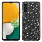 Til Samsung Galaxy A54 5G Dråbesikker Glitrende Paillet-telefoncover Elektropletteret TPU-ramme Hard PC Bagcover