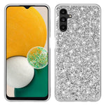 Til Samsung Galaxy A54 5G Dråbesikker Glitrende Paillet-telefoncover Elektropletteret TPU-ramme Hard PC Bagcover