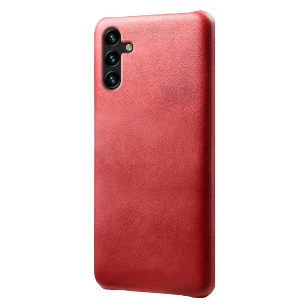 Samsung Galaxy A14 5G / A14 4G Mobilmobilskal Reptåligt Kalvstruktur PU-läderbelagt PC-mobilskal