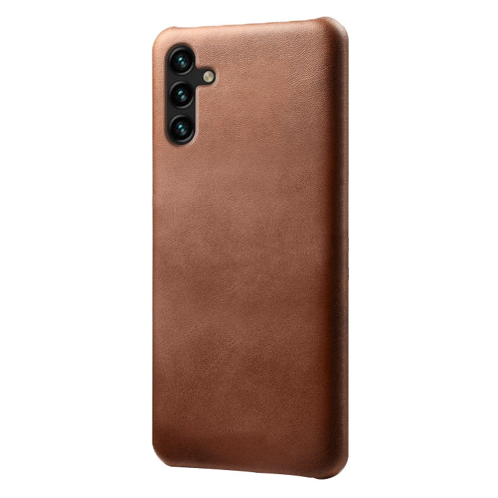 Samsung Galaxy A14 5G / A14 4G Mobilmobilskal Reptåligt Kalvstruktur PU-läderbelagt PC-mobilskal