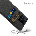 For Xiaomi 13 5G Cloth Texture Dual Card Slots PC Case Anti-scratch Phone Protective Cover