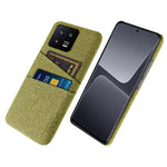 For Xiaomi 13 5G Cloth Texture Dual Card Slots PC Case Anti-scratch Phone Protective Cover