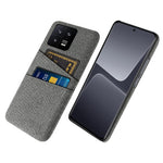 For Xiaomi 13 5G Cloth Texture Dual Card Slots PC Case Anti-scratch Phone Protective Cover