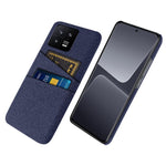 For Xiaomi 13 5G Cloth Texture Dual Card Slots PC Case Anti-scratch Phone Protective Cover