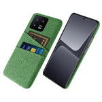For Xiaomi 13 5G Cloth Texture Dual Card Slots PC Case Anti-scratch Phone Protective Cover