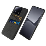 For Xiaomi 13 Pro 5G Cloth Texture Dual Card Slots Phone Case Drop-proof Back Cover