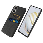 For Huawei nova 10 SE 4G Cloth Texture Dual Card Slots Protective Case Shockproof Cell Phone Cover