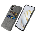 For Huawei nova 10 SE 4G Cloth Texture Dual Card Slots Protective Case Shockproof Cell Phone Cover
