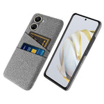 For Huawei nova 10 SE 4G Cloth Texture Dual Card Slots Protective Case Shockproof Cell Phone Cover