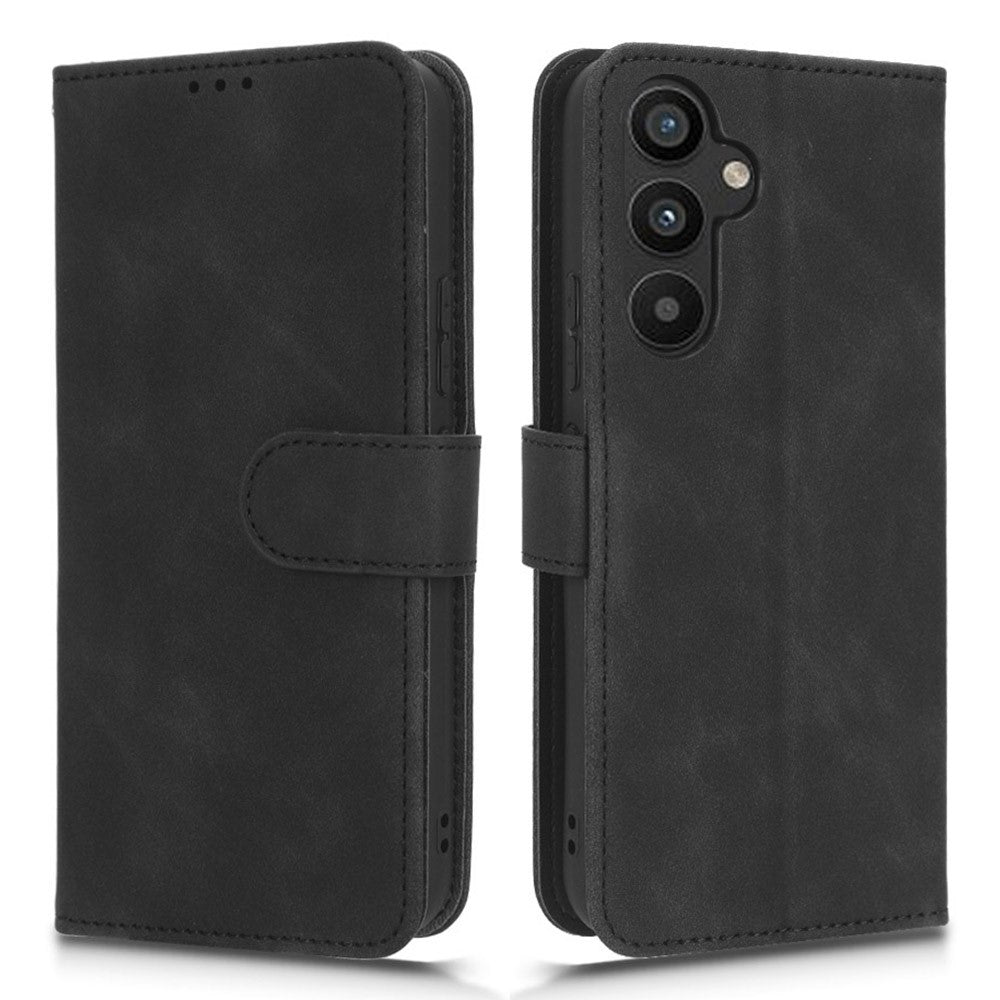 Til Samsung Galaxy A34 5G Stødsikkert Telefoncover Hudvenligt Mobilcover Stativ Pung