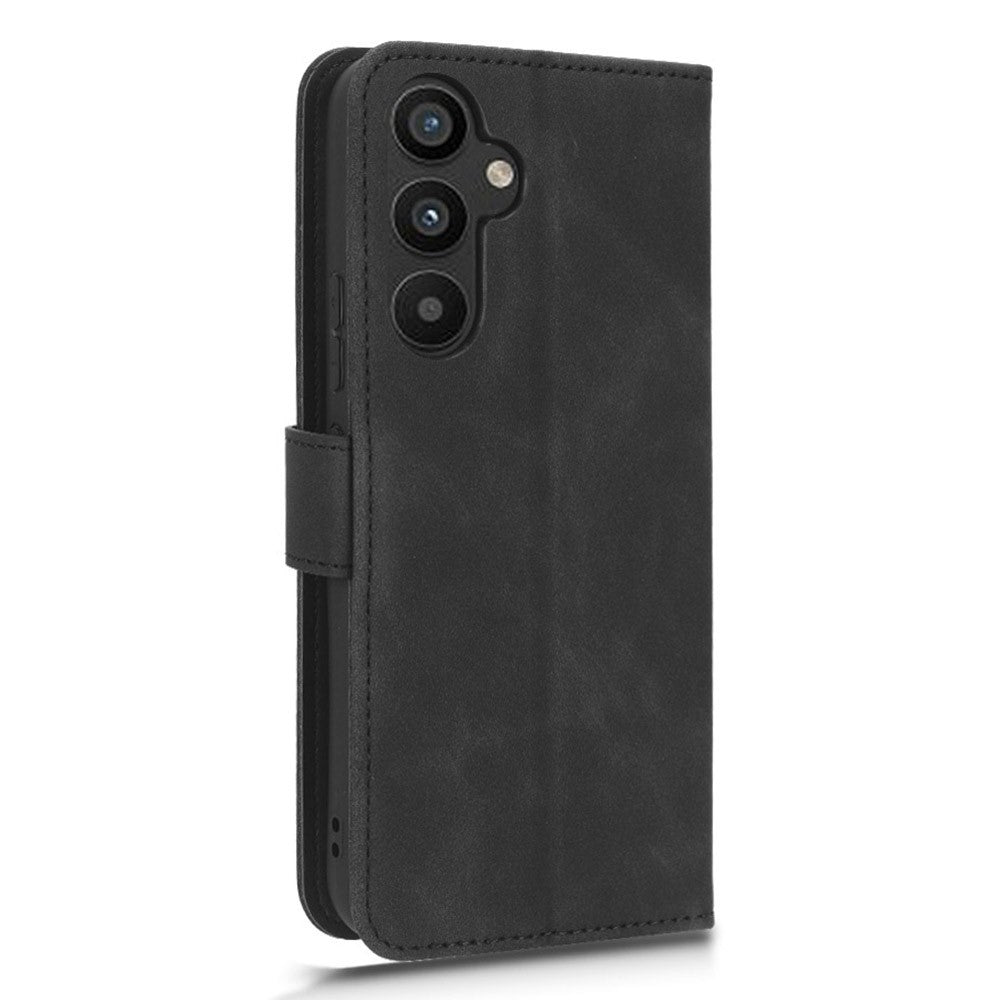 Til Samsung Galaxy A34 5G Stødsikkert Telefoncover Hudvenligt Mobilcover Stativ Pung