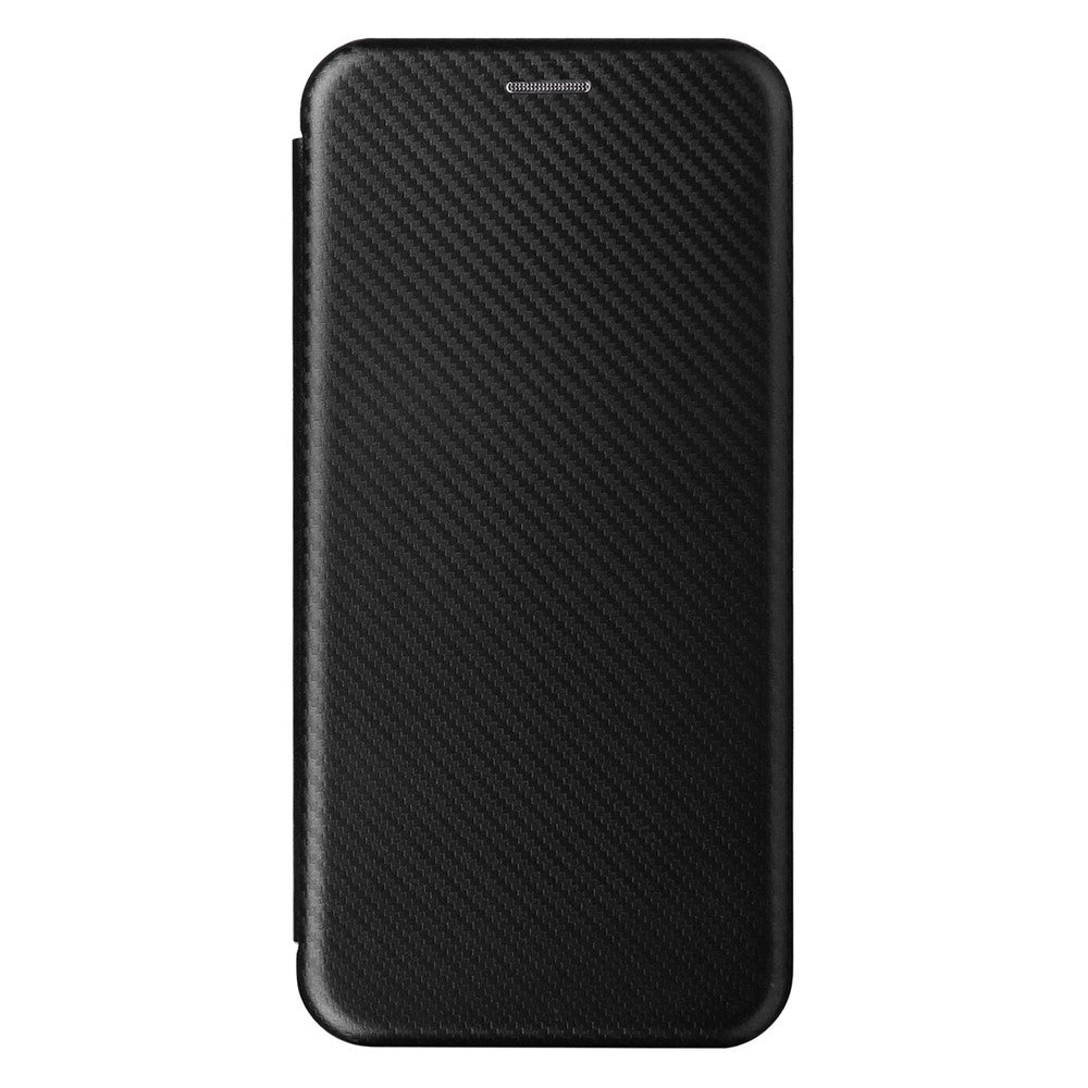 For Oppo A58 5G  Magnetic Auto-absorbed Carbon Fiber Texture PU Leather Phone Case Card Slot Stand Flip Cover