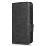 For Samsung Galaxy S23+ Cell Phone Case Imprinted Triangle Pattern Phone Cover PU Leather Wallet with Wrist Strap