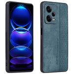 AZNS For Xiaomi Redmi Note 12 Pro+ 5G Imprinted Pattern Phone Case Fall-proof PU Leather Coated TPU Cover