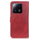 For Xiaomi 13 Pro 5G Full Protection Cowhide Texture Wallet Stand PU Leather Phone Case Magnetic Clasp Phone Cover