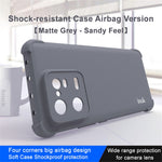 IMAK For Xiaomi 13 Pro 5G Four Corners Airbag Drop-proof Case Matte Soft TPU Phone Back Cover