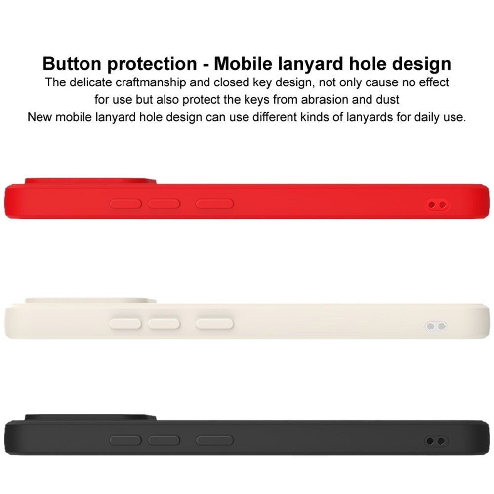 IMAK UC-4-serien til Xiaomi 13 5G, TPU-cover med lige kant, præcisionsudskæring, kamerabeskyttelse og faldsikring