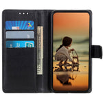 Litchi Texture Phone Case for Xiaomi 13 5G, PU Leather Shockproof Viewing Stand Wallet Cover