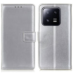 Xiaomi 13 5G Fullt skydd Texturerat PU-lädermobilskal Anti-fall-fodral Hopfällbart stativdesign Plånbok