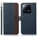 KHAZNEH For Xiaomi 13 5G Shockproof Litchi Texture TPU+PU Leather Phone Case RFID Blocking Drop Protection Flip Stand Wallet Cover