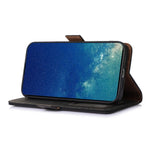 For Xiaomi 13 Pro 5G RFID Blocking Phone Case Genuine Leather Foldable Stand Wallet Magnetic Flip Cover