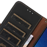 For Xiaomi 13 Pro 5G RFID Blocking Phone Case Genuine Leather Foldable Stand Wallet Magnetic Flip Cover