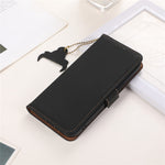 For Xiaomi 13 Pro 5G RFID Blocking Phone Case Genuine Leather Foldable Stand Wallet Magnetic Flip Cover