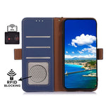 For Xiaomi 13 Pro 5G Shockproof Genuine Leather Phone Case Side Magnetic Closure Phone Shell RFID Blocking Wallet Phone Stand Cover