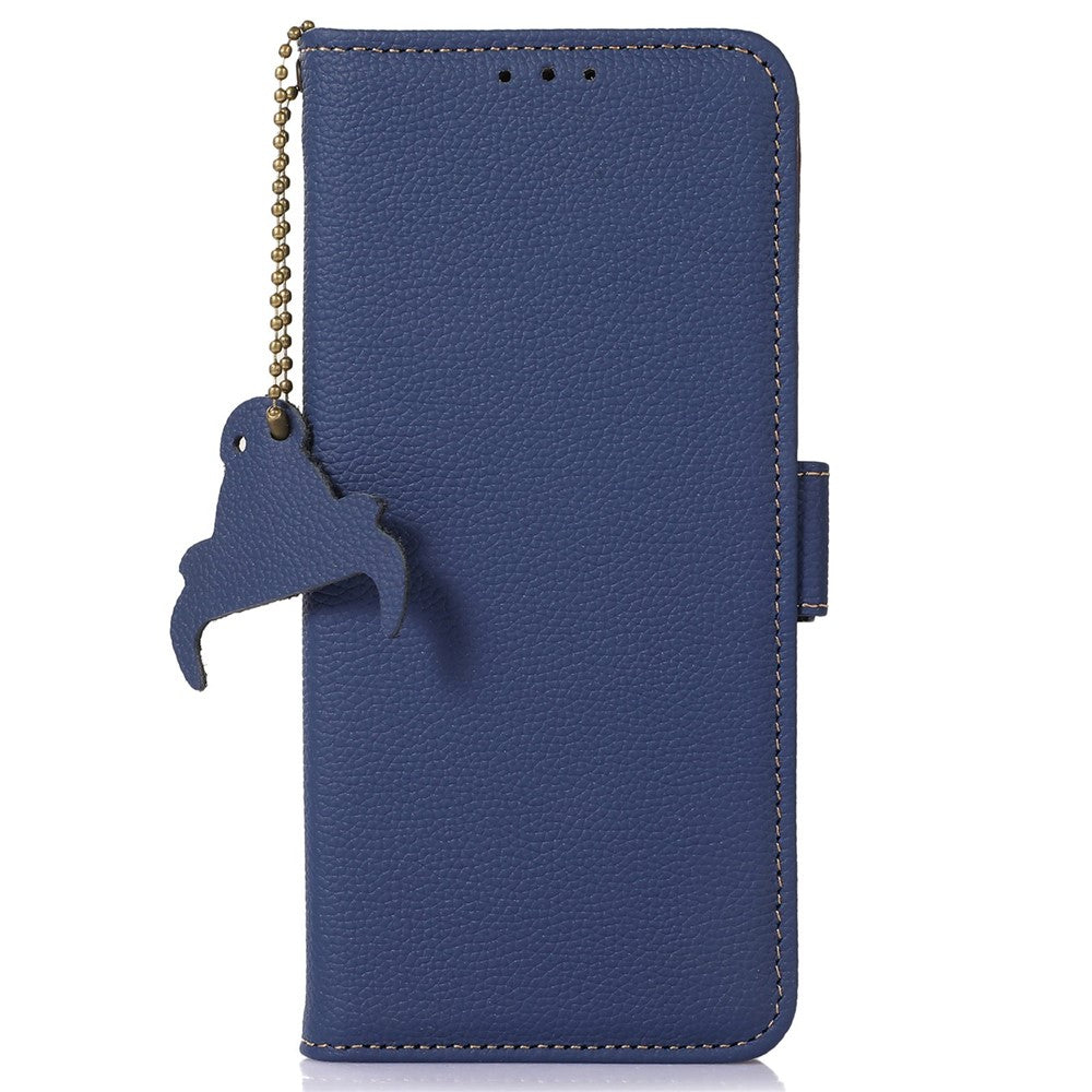 For Xiaomi 13 Pro 5G Shockproof Genuine Leather Phone Case Side Magnetic Closure Phone Shell RFID Blocking Wallet Phone Stand Cover