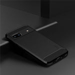 MOFI JK TPU Series-1 for Google Pixel 7a Drop-proof Phone Case Carbon Fiber Brushed TPU Scratch-resistant Phone Back Cover