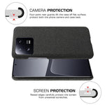 Shockproof Phone Case For Xiaomi 13 Pro 5G, Solid Color Hard PC Cloth Texture Mobile Phone Cover
