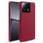Shockproof Phone Case For Xiaomi 13 Pro 5G, Solid Color Hard PC Cloth Texture Mobile Phone Cover