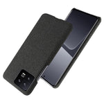 For Xiaomi 13 5G Non-slip Protective Smartphone Case Solid Color Hard PC Cloth Texture Phone Cover
